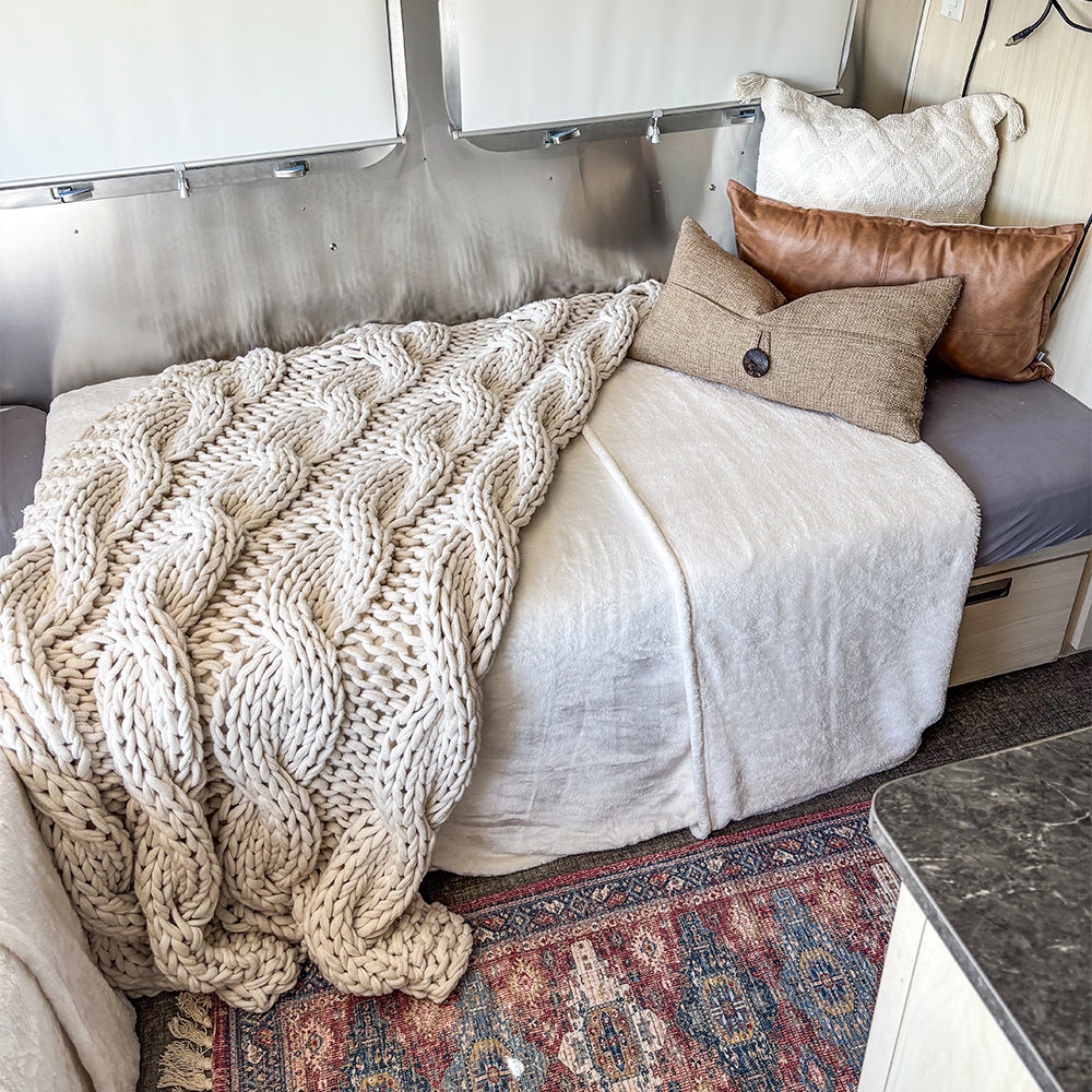 Airstream Dinette Fitted Sheets for Pendleton Travel Trailers