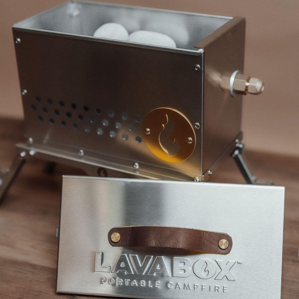 Hekla Portable Propane Campfire by Lavabox