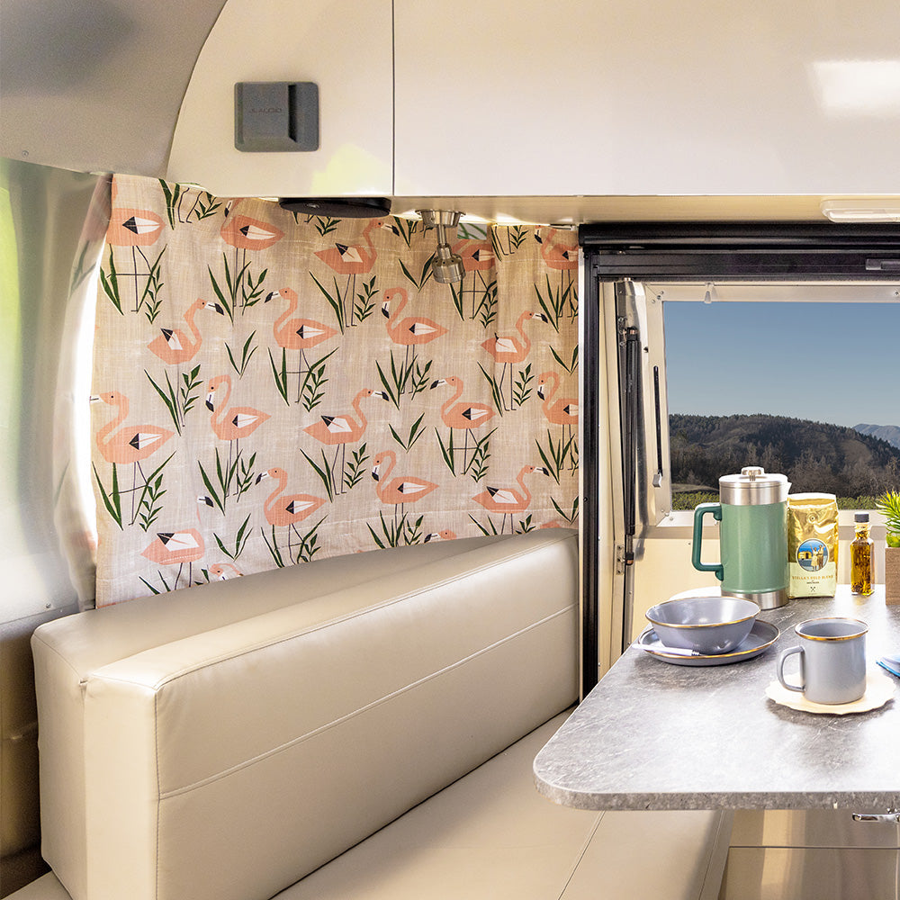 Airstream Printed Custom Curtains for Pan America Travel Trailers